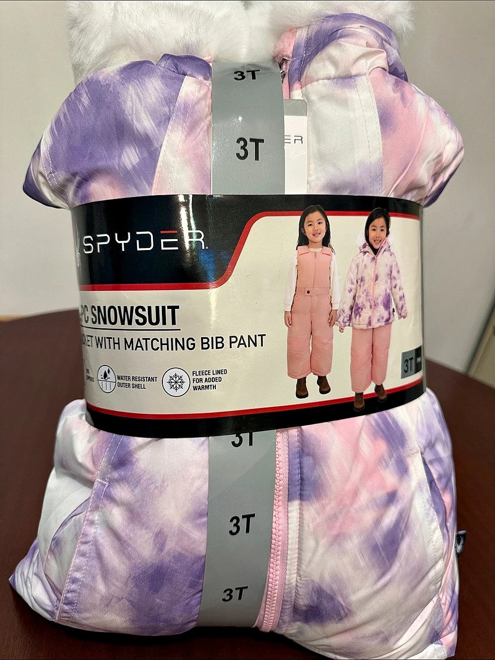 Spyder 2PC Snowsuit Tie-Dye Girls 3T